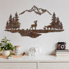 Decorative Metal Wall Accessory Rusty Landscape 1 Antiquation 891TNL3787 1