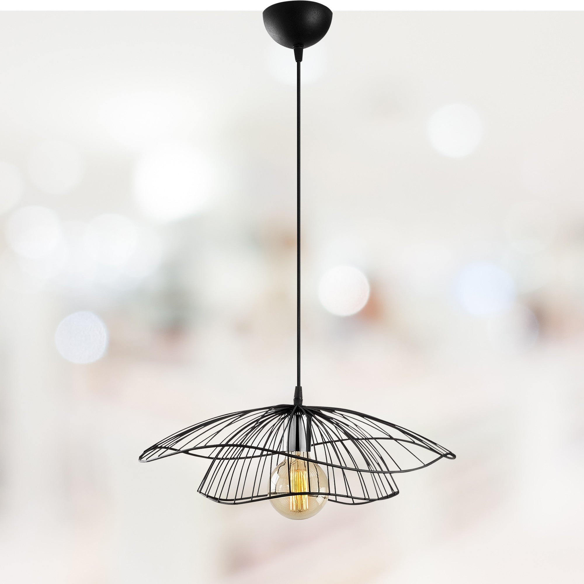 Chandelier Tel - 6500 Black 892OPV1674 2