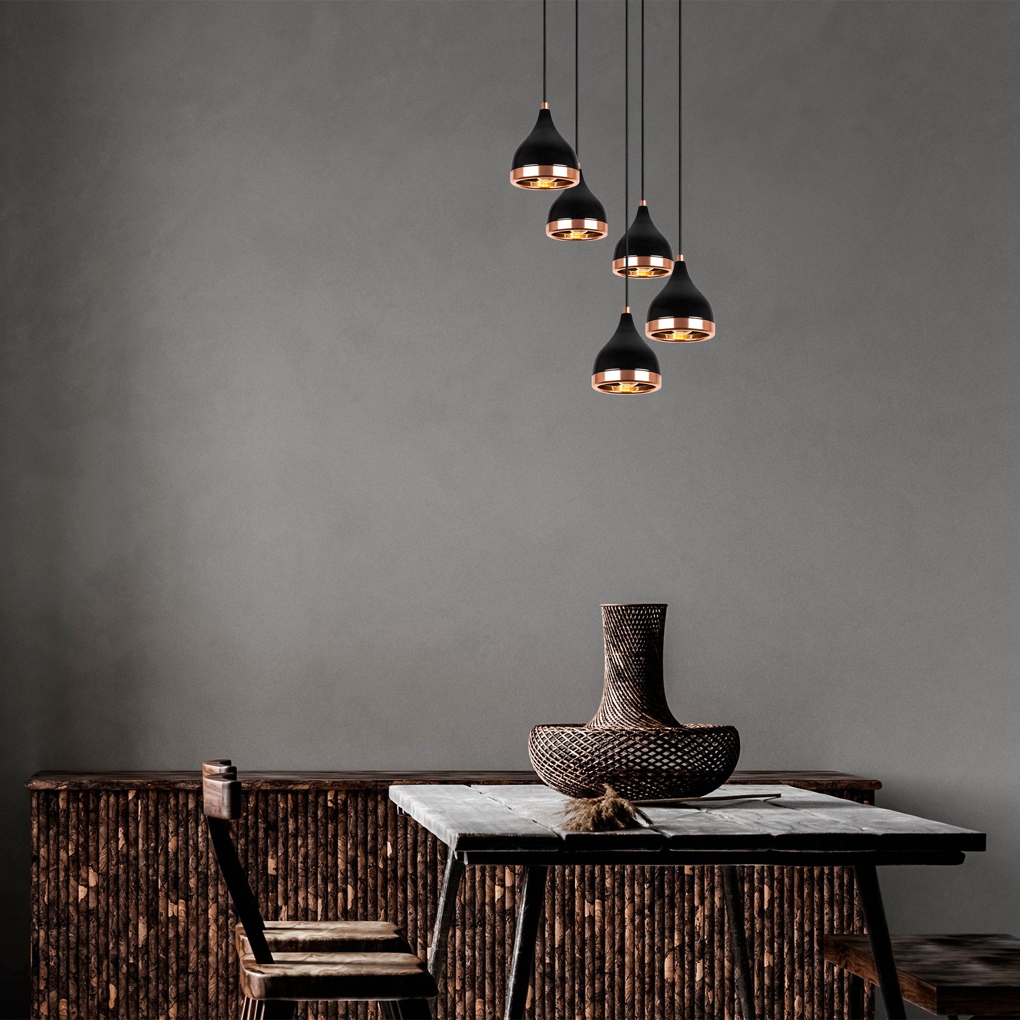 Chandelier Yıldo - 7005 Black
Copper 892OPV1856 2