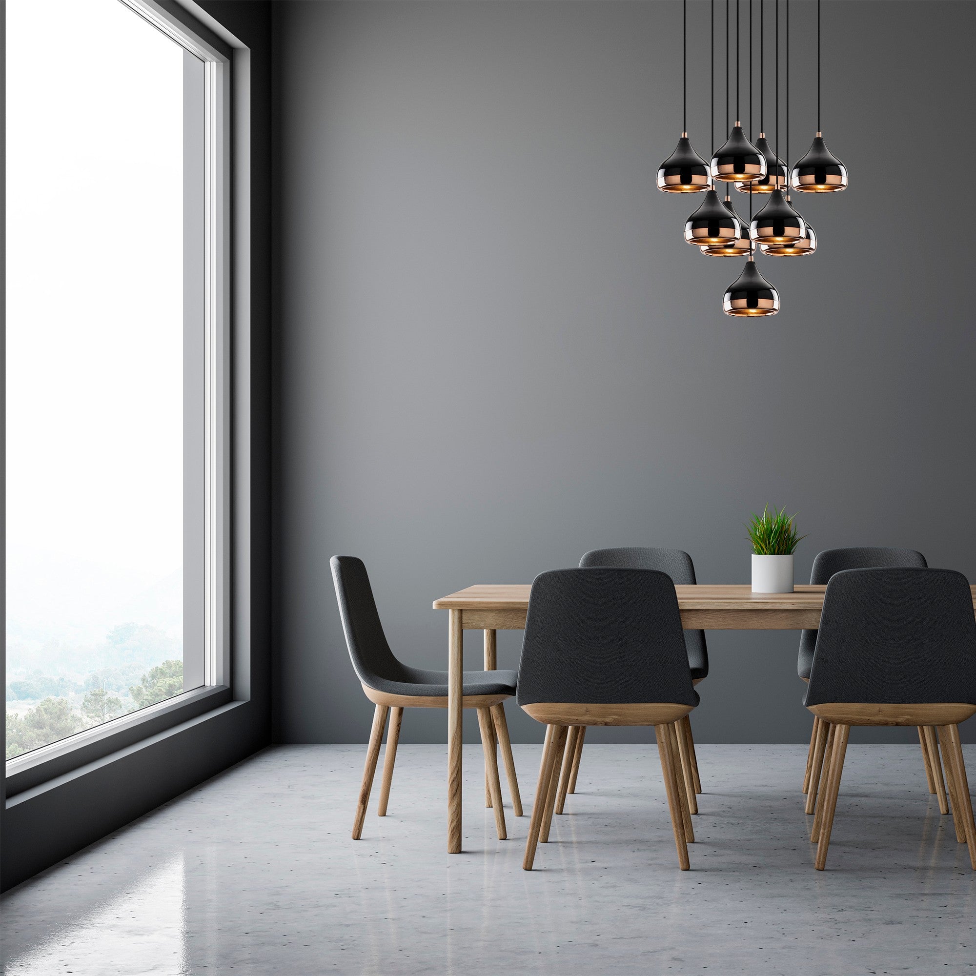 Chandelier Yıldo - 6893 Black 892OPV1893 1