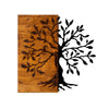 Decorative Wooden Wall Accessory Agac Walnut
Black 899SKL1280 2