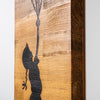 Decorative Wooden Wall Accessory Chıld And Balloons Black 899SKL2156 8