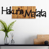 Decorative Wooden Wall Accessory Hakuna Matata 4 Black
Light Walnut 899SKL2202 1