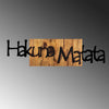 Decorative Wooden Wall Accessory Hakuna Matata 4 Black
Light Walnut 899SKL2202 5