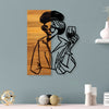 Decorative Wooden Wall Accessory Woman 2 Black
Light Walnut 899SKL2206 1