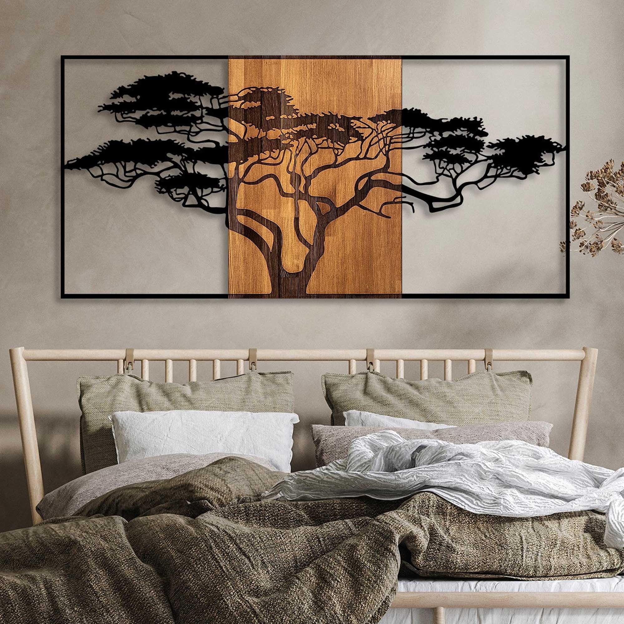 Decorative Wooden Wall Accessory Acacia Tree - 328 Black
Walnut 899SKL2315 1