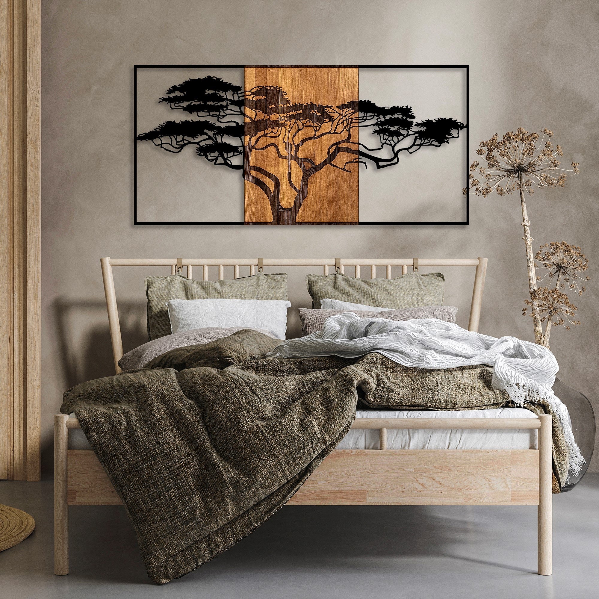 Decorative Wooden Wall Accessory Acacia Tree - 328 Black
Walnut 899SKL2315 2