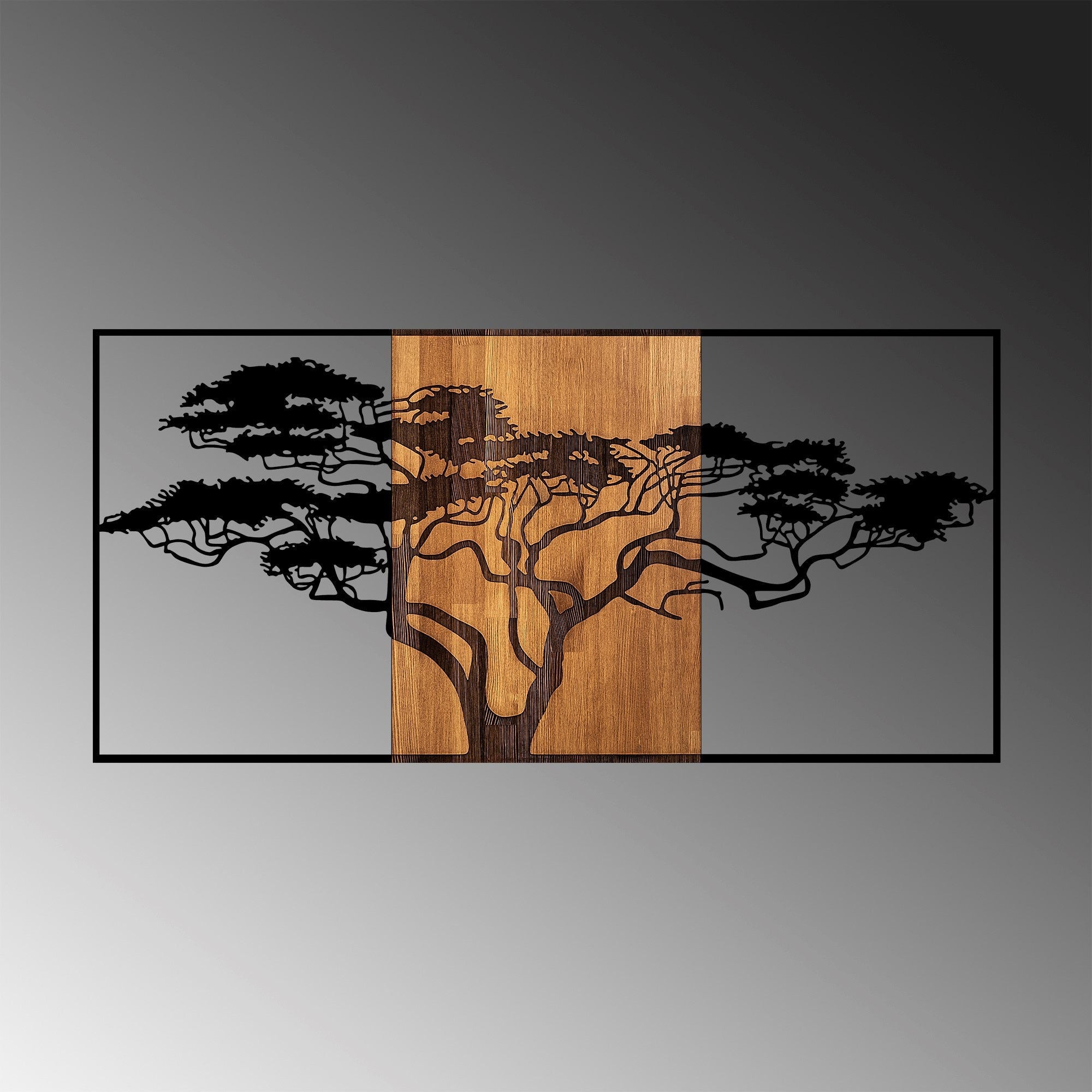 Decorative Wooden Wall Accessory Acacia Tree - 328 Black
Walnut 899SKL2315 6