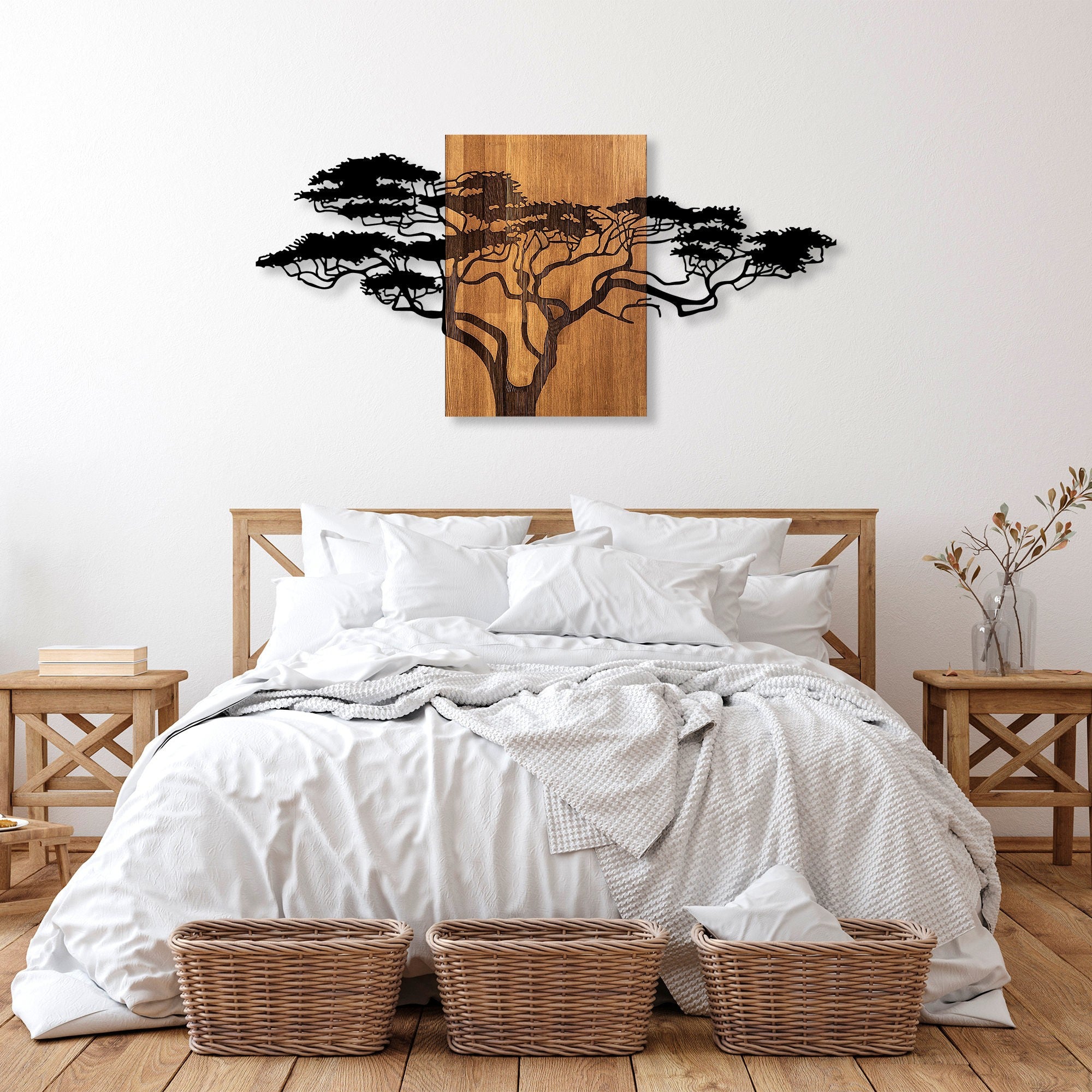 Decorative Wooden Wall Accessory Acacia Tree - 329 Black
Walnut 899SKL2316 2