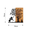 Decorative Wooden Wall Accessory The Tree And The Shaking Children Walnut
Black 899SKL2406 6