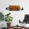 Decorative Wooden Wall Accessory Mountain Range Walnut
Black 899SKL2611 3