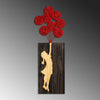 Decorative Wooden Wall Accessory Banksy - 17-1 Walnut
Brown
Red 899SKL2664 4