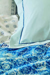 Karaca Home Costa Blue 100% Cotton Double Duvet Cover Set 5