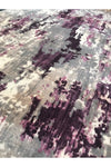 Sarar Jel Non-Slip Base Washable Soft Surface Cut Carpet Runner As-013 Purple 3