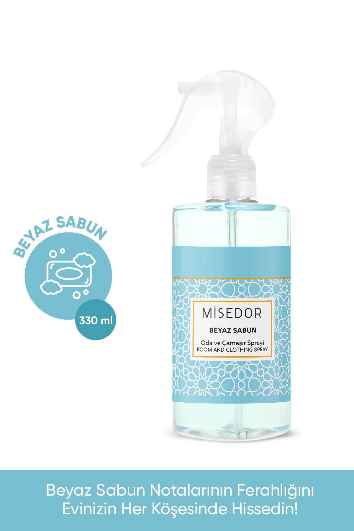 Misedor 2 Li Set Beyaz Sabun Oda Kokusu 330 ml Msd825166 2