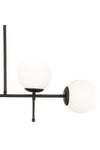 Apliqa Günay 4-Lamp Black Modern Kitchen Dining Table Ceiling Light for Bedroom and Living Room 4