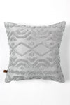 HAMUR Bohemian Special Design Punch Pan Square Decorative Pillow Cover Letta Gray 4