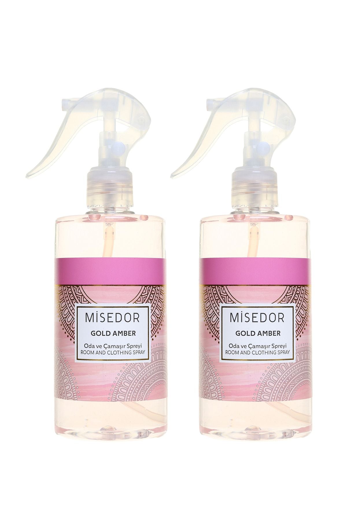 Misedor 2-Piece Set Gold Amber Room Fragrance 330 ml 1