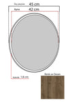 Nysamo Tarz Design Round Mirror 3