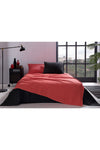 Özdilek Colormix Red Black Plain Double Duvet Cover Set 5