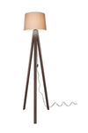 Modelight Deko Floor Lamp Walnut Leg / Sand Beige Shade 2