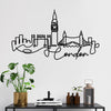 Decorative Metal Wall Accessory London Black 930DYU1143 1