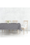 Örtücüm Grey Plain Stain-Resistant Wipeable PVC Lined Oilcloth Tablecloth 2