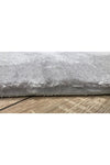 Sarar Lux Post Plush Cut Carpet Runner Non-Slip Washable Fluffy Gray 5