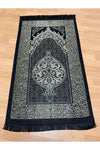 AYHANHOME Bridal Gift Boxed Black Prayer Rug Set Luxury Taffeta Prayer Rug 2