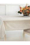 English Home Navy Ajurlu Tablecloth Cream 1