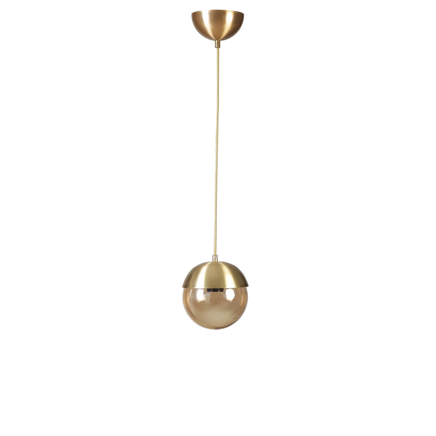 Chandelier Küre Tekli Eskitme Bal Camlı Sarkıt Gold 941RTN1213 1