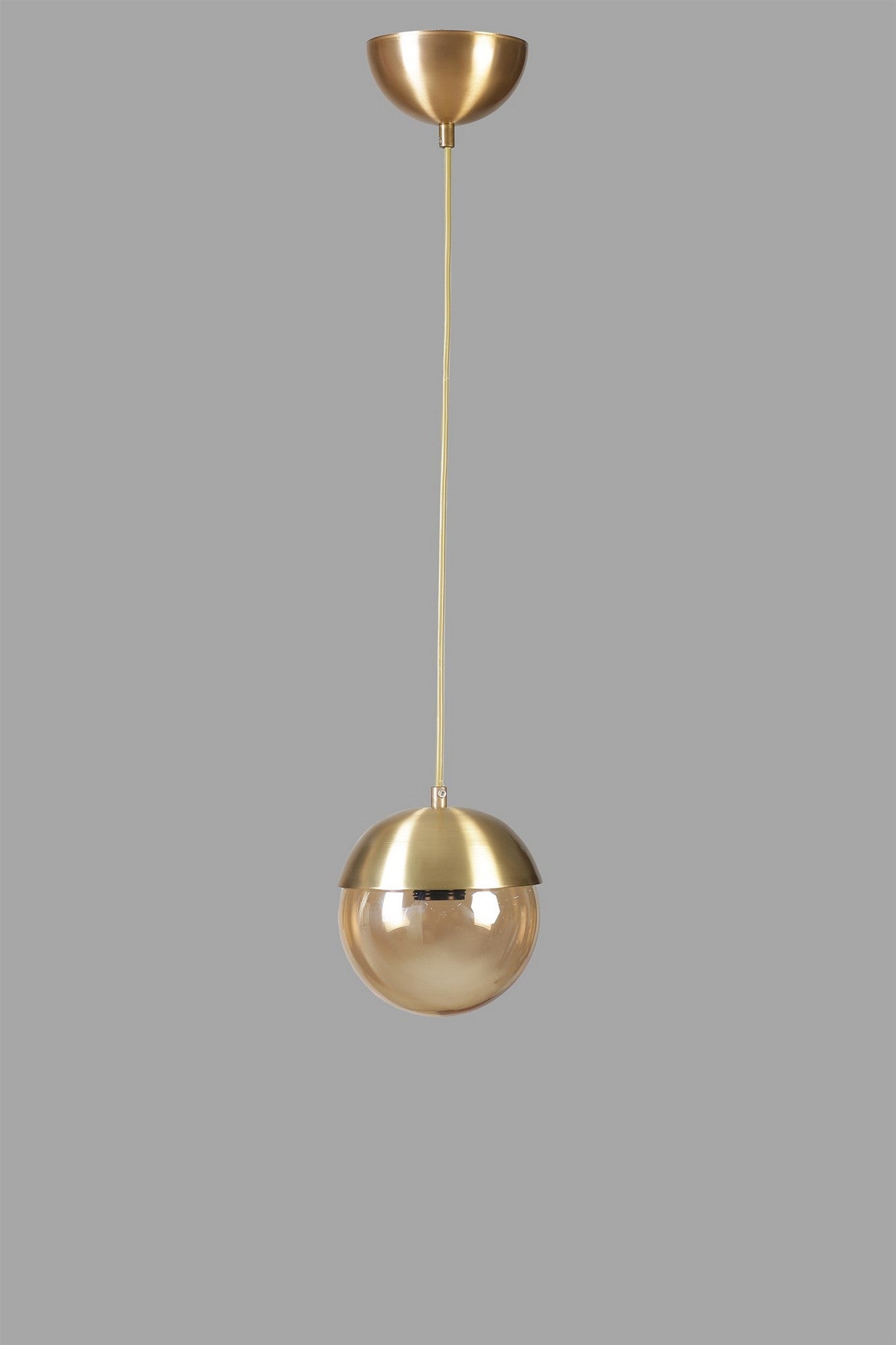 Chandelier Küre Tekli Eskitme Bal Camlı Sarkıt Gold 941RTN1213 2