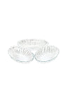 Paşabahçe Aurora Snack and Breakfast Plates - Set of 6 Glass Canoe Dishes 2