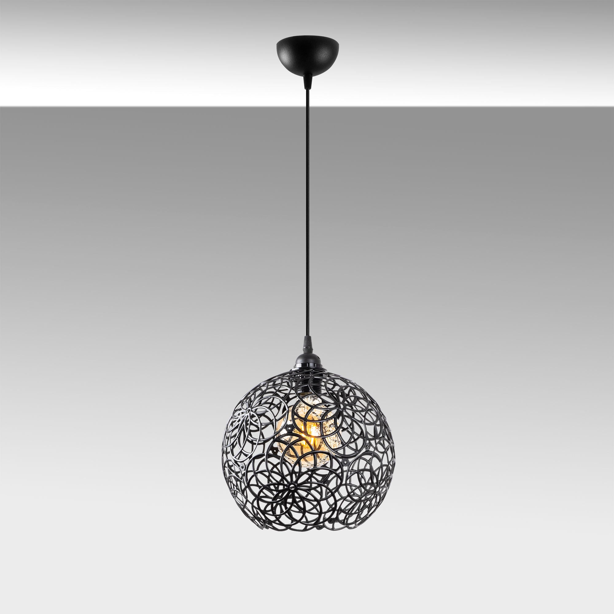 Chandelier Hay - 11880 Black 942FLG1450 3