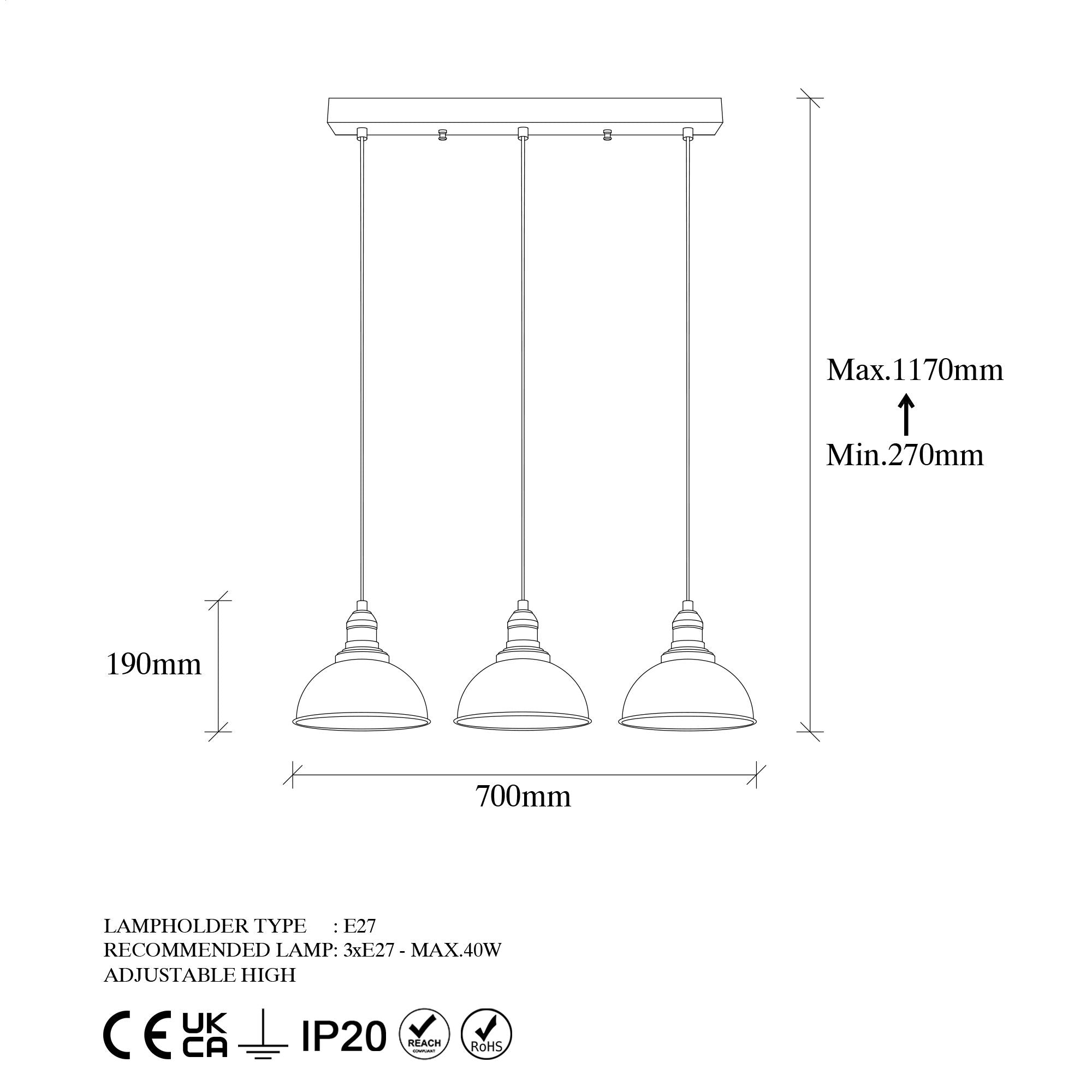 Chandelier Varzan - 10862 Vintage 942FLG1627 6