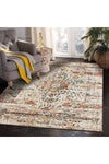 Sermod 41-Padded Ethnic Vintage Modern Rug Pattern Non-Slip Cover 1