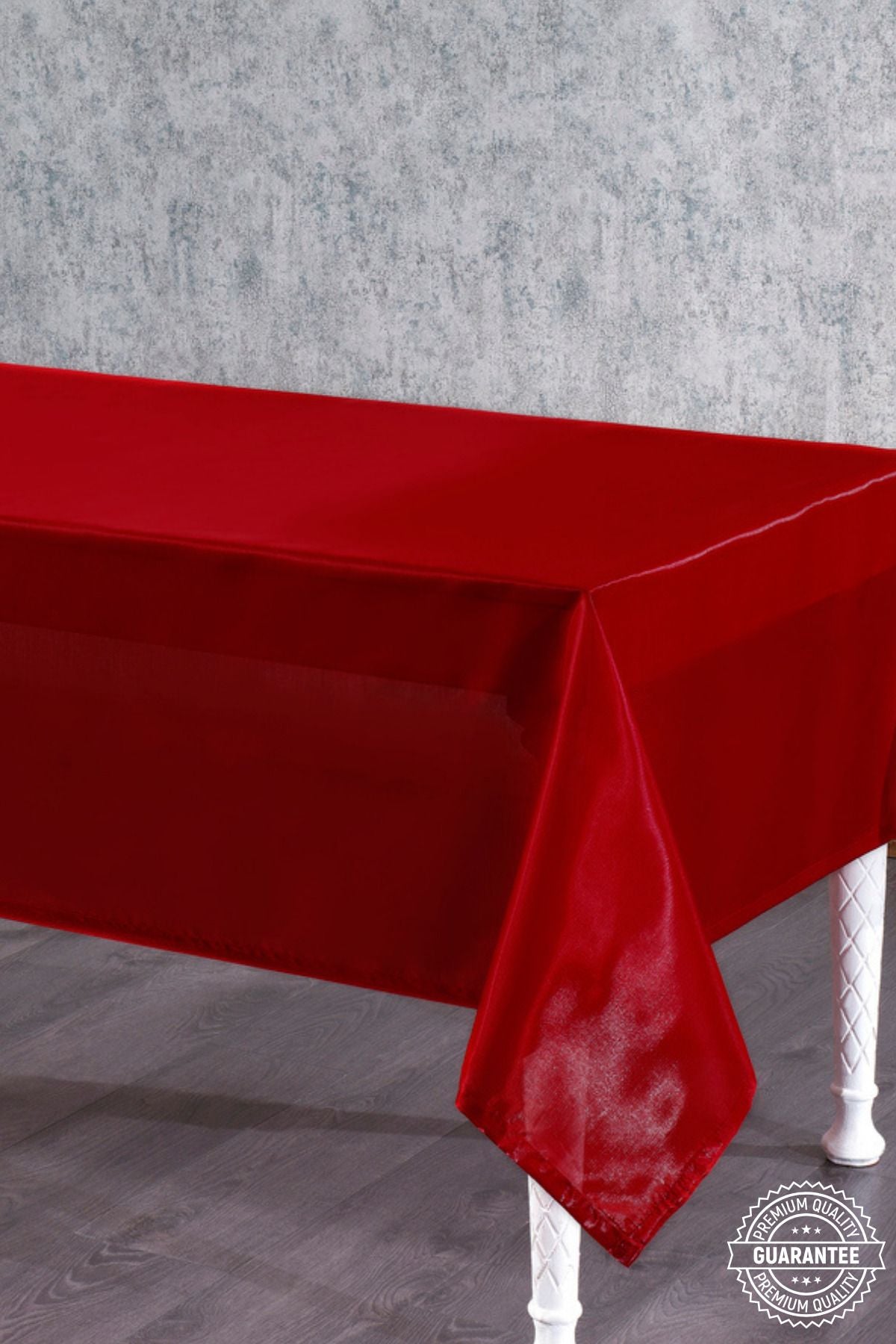 Finezza Crystal Monoray Fabric Red Tablecloth Rectangle 140x200 Cm - 766 2