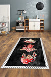 Confidence Home Digital Print Washable Non-Slip Kitchen Rug 1