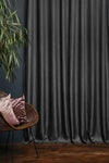 İ.D İpek Dokuma Anthracite Gray Thermal Blackout Curtain (Width X Length) 1