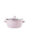 Emsan Pastel Enamel Frying Pan Pink 24 Cm 4