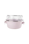 Emsan Pastel Enamel Frying Pan Pink 24 Cm 8