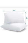 VALENA HOME Antiallergic 2-Pack 50x70 Goose Feather Sleep Pillow 800 Gr. 1