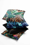 Pilloveland Double-Sided Printed Nature Night Patterned Set of 4 Suede Cushion Covers 3