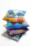 Pilloveland Double-Sided Printed Life Pattern Suede Cushion Cover Set of 4 2