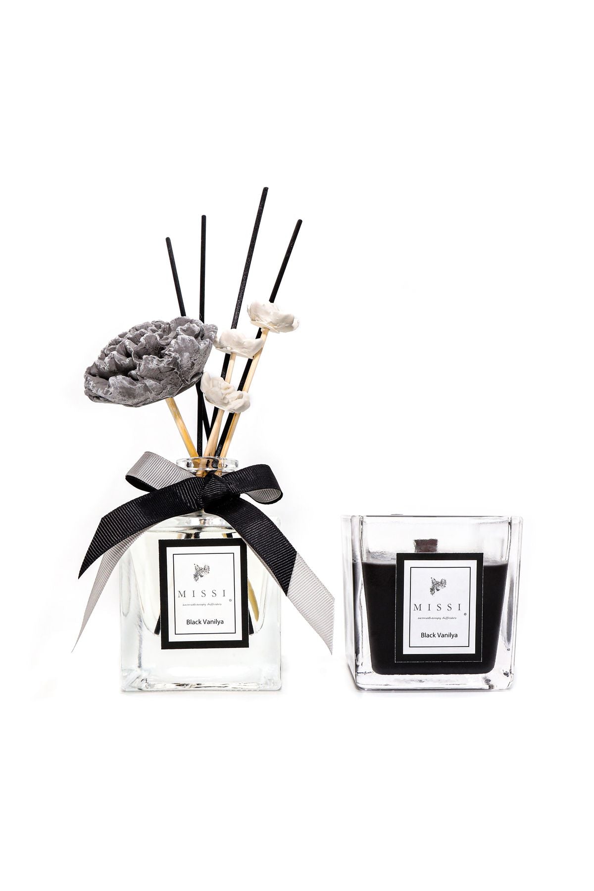 Missi Missi VIP Black Vanilla Room Fragrance and Candle Set 1