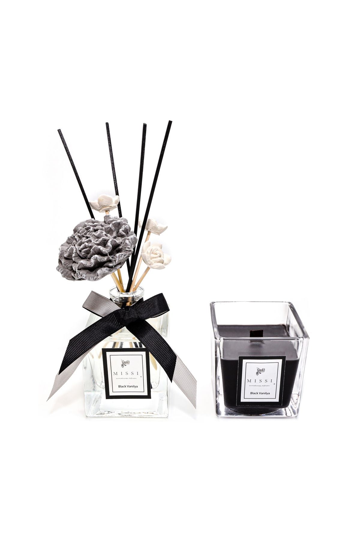 Missi Missi VIP Black Vanilla Room Fragrance and Candle Set 3