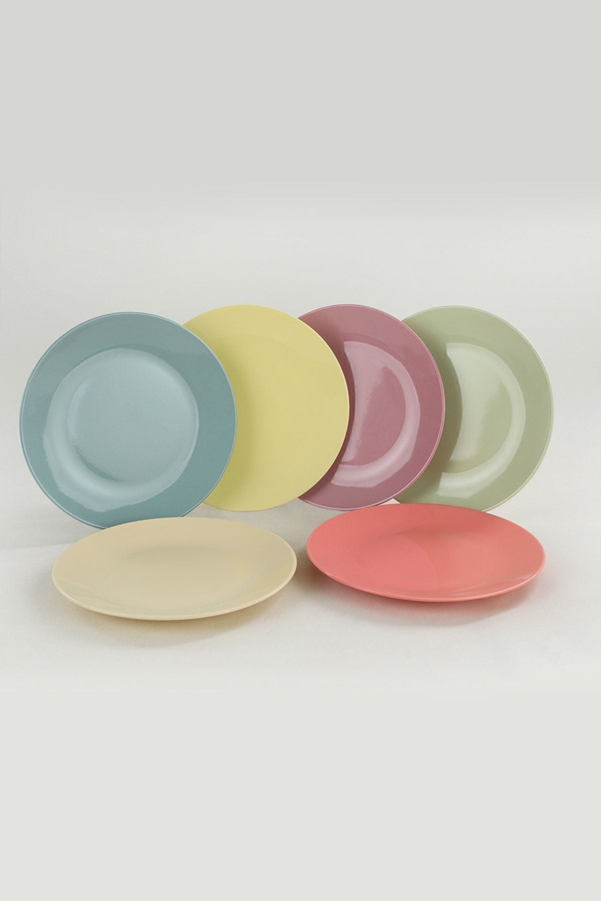 Keramika Mix Soft Ege Serving Plate 26 Cm 6 Pieces 4