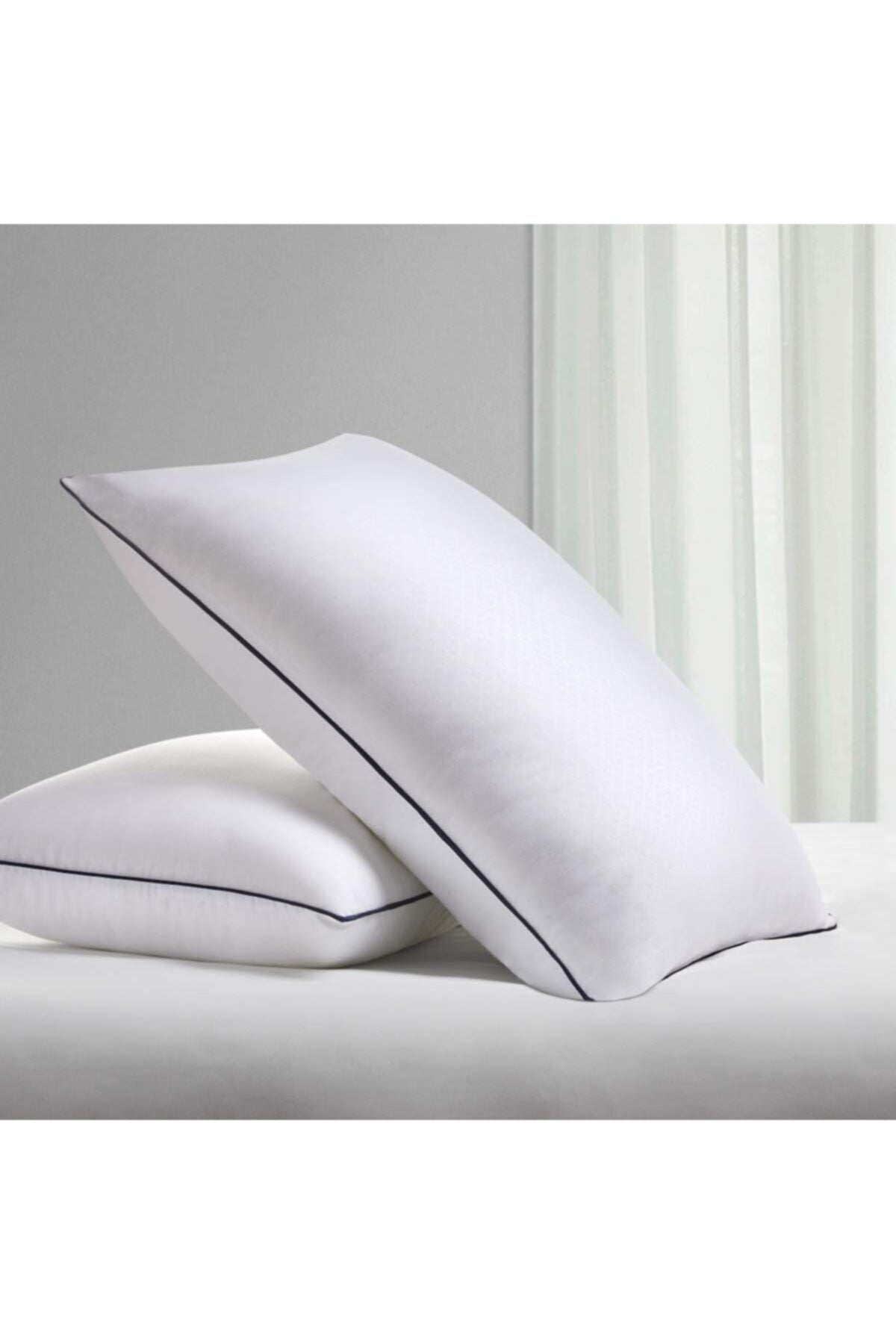 Linnda Home Goose Feather Pillow 2 Pieces + Waterproof Pillow Protector 2 Pieces 1