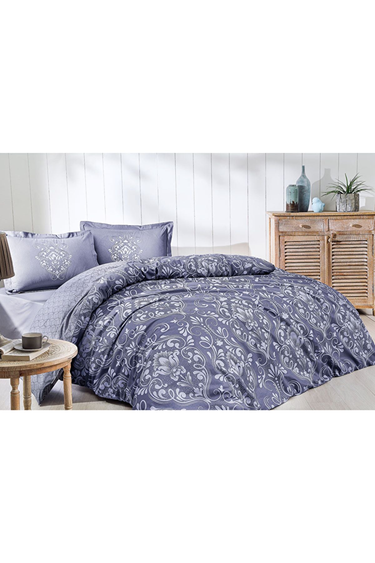 Özdilek Double Duvet Cover Set Antico Anthracite 3