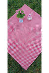 Sofrabezidiyari Piti Checkered Red Tablecloth, Table Cover, Picnic Cloth Cotton 2